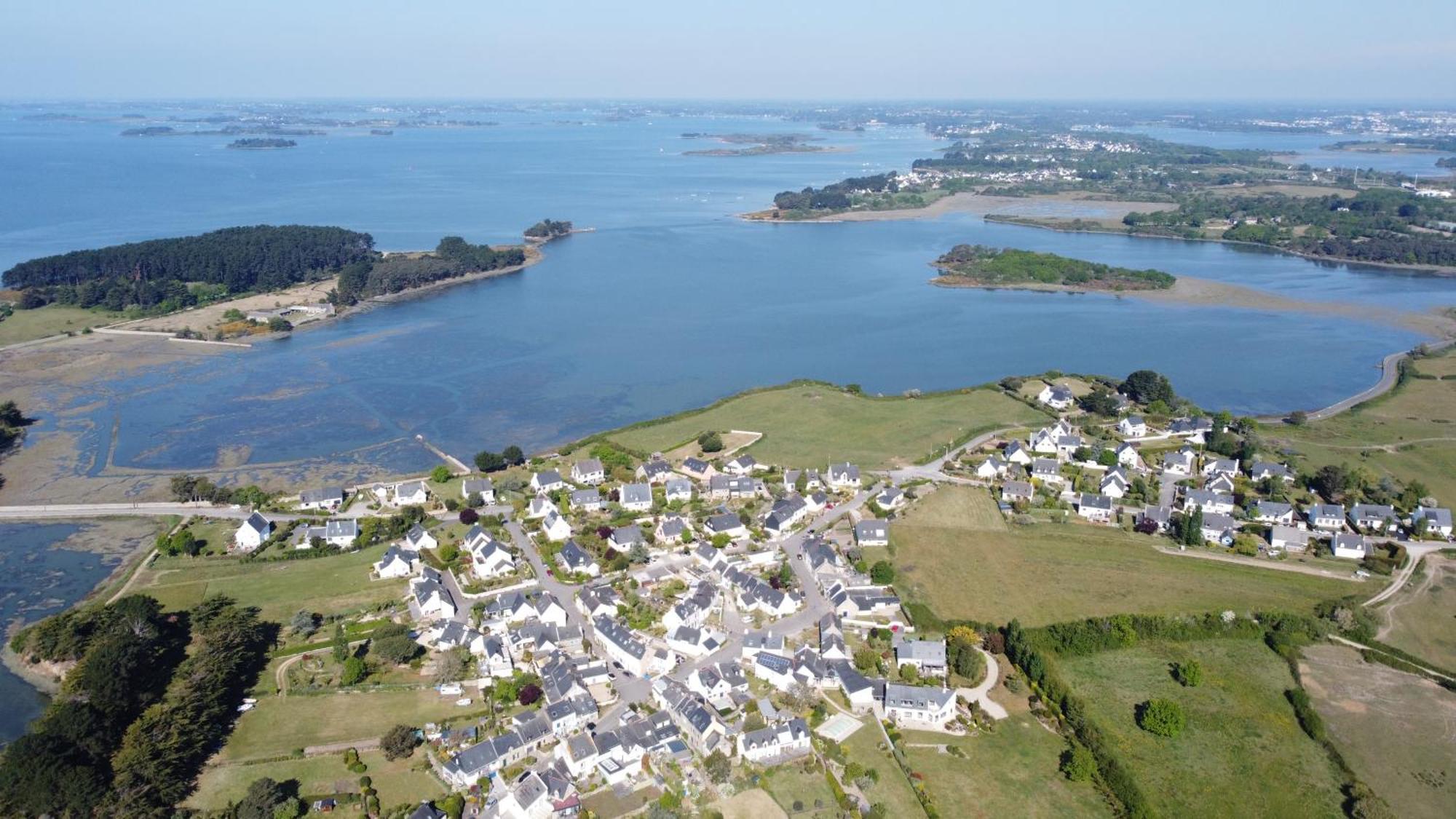 Maison Golfe Du Morbihan - Vue Mer - Plage A 600M - 6 Chambres Sene Bagian luar foto