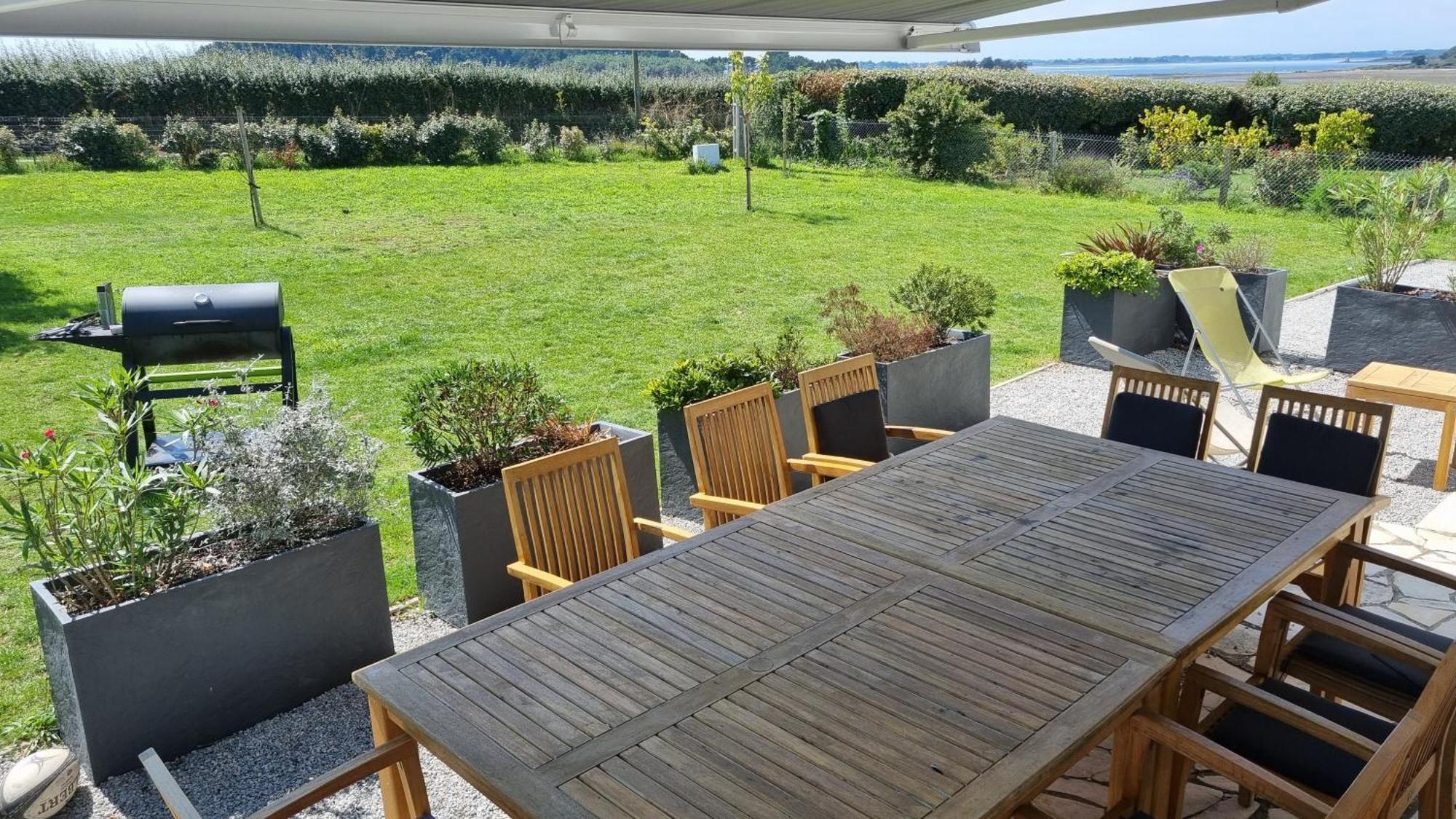Maison Golfe Du Morbihan - Vue Mer - Plage A 600M - 6 Chambres Sene Bagian luar foto